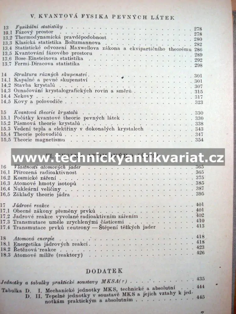 Úvod do molekulové a atomové fysiky - Z. Hořák (1955)