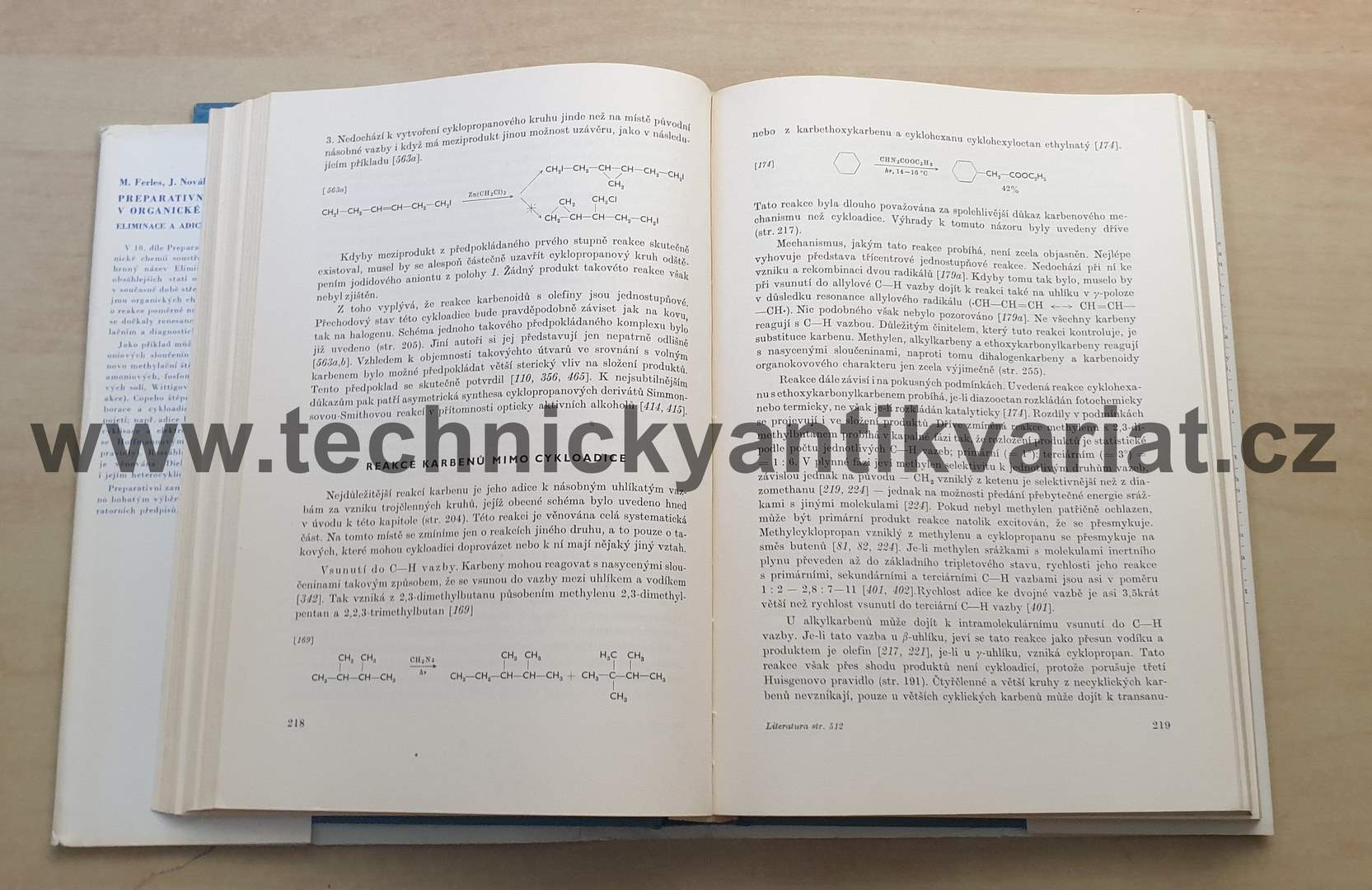 Preparativní reakce v organické chemii X. Eliminace a adice (1975)