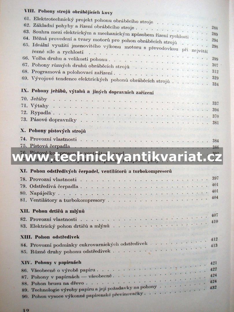 Elektrotechnika IX. Elektrické pohony - Soukeník, Kulda (1964)