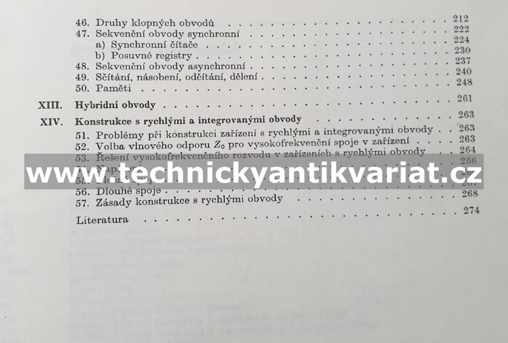 Kurs elektronických obvodů pro průmyslovou automatiku - Hrázský, Andrle (1976)