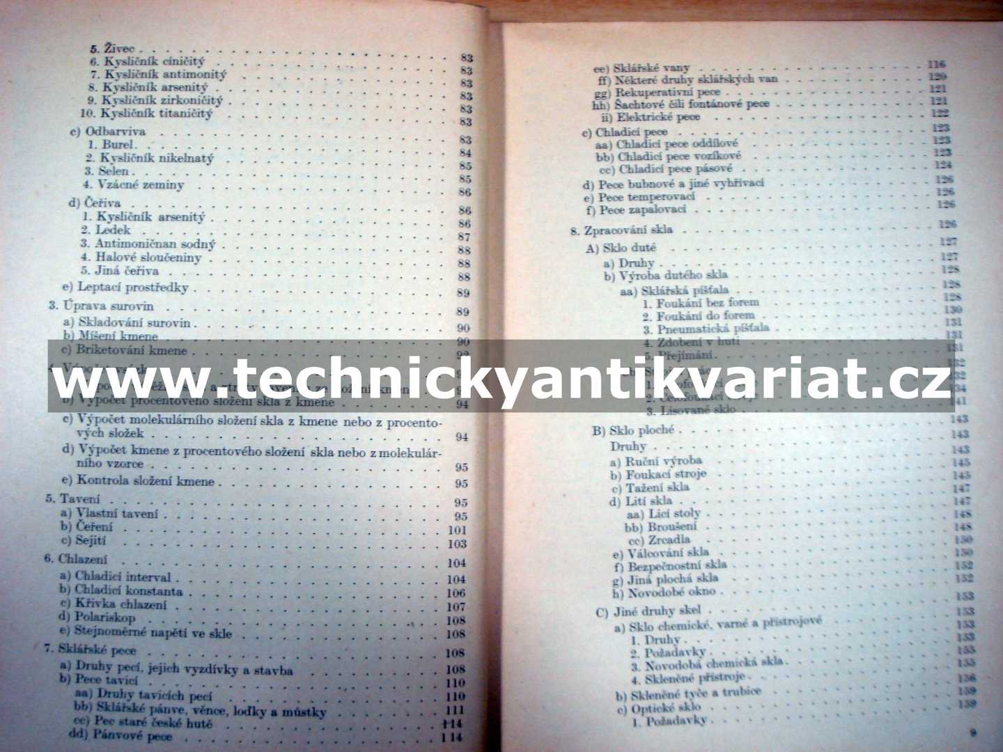Sklářství a keramika IV. Sklo a smalty - Rudolf Bárta