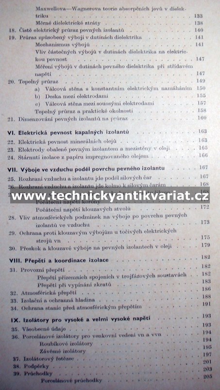 Technika vysokých napětí - Antonín Veverka (1982)