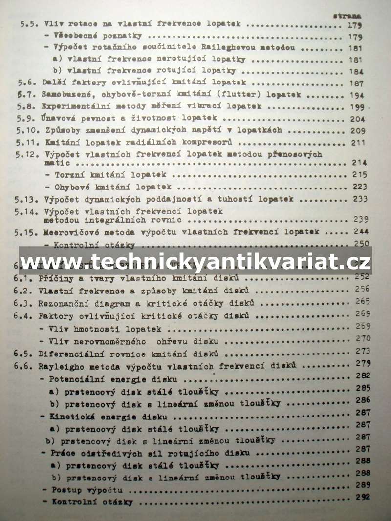 Konstrukce leteckých motorů II.pevnost a dynamika