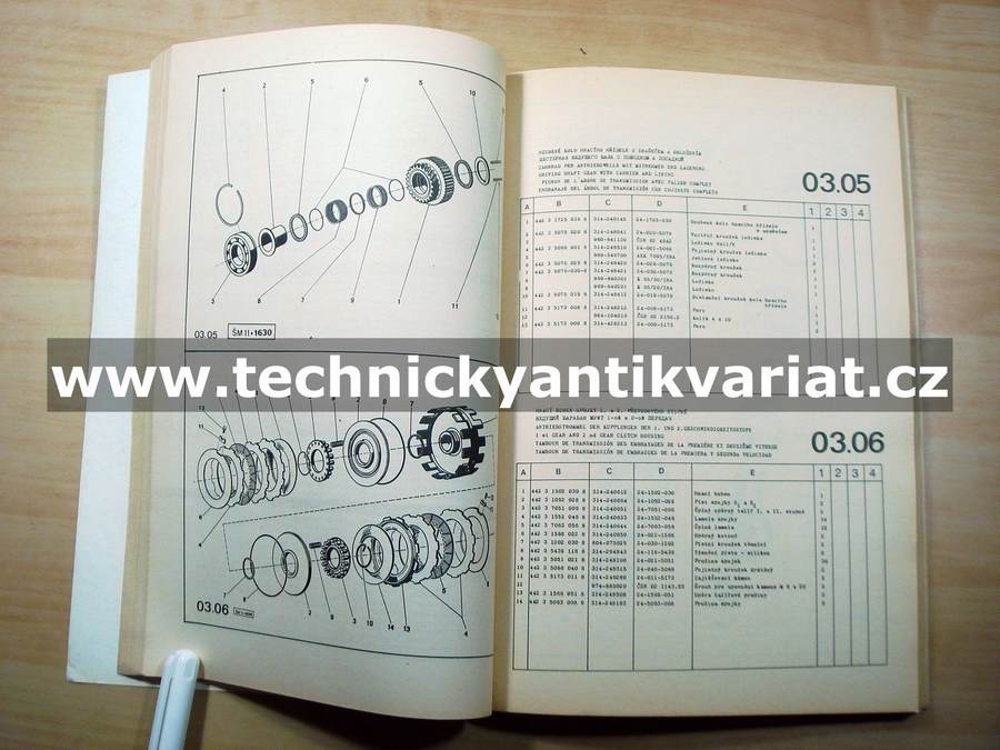 Karosa ŠM11, ŠL11, ŠD11 - katalog náhradních dílů