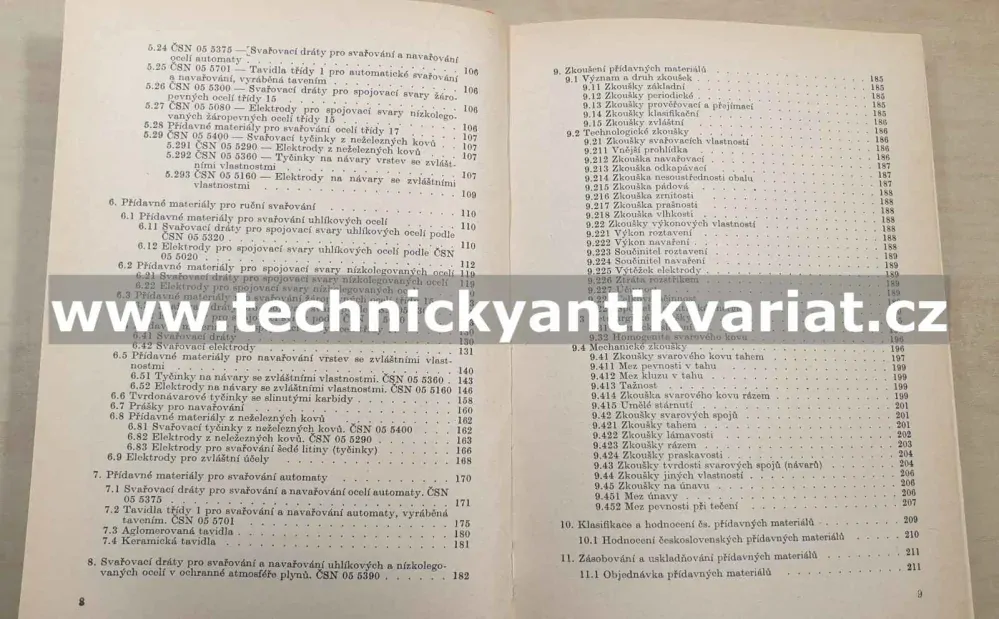 Přídavné materiály pro svařování - Kleander, Blažek (1973)