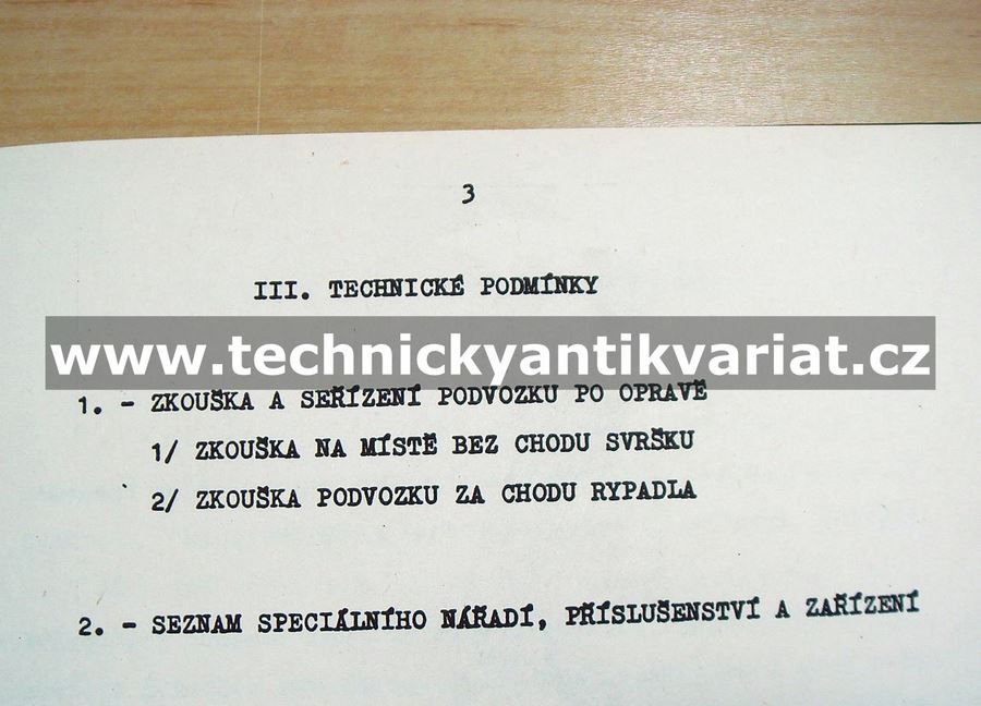 DH 103 podvozek - dílenská příručka (návod k běžným a větším opravám podvozku rýpadla)