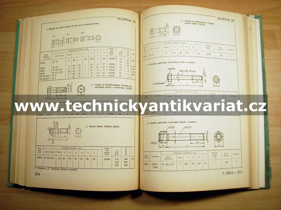 Traktor T100M s motorem D108 - katalog náhradních dílů