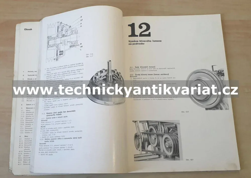 Žací řádkovač E301 - Servisní příručka