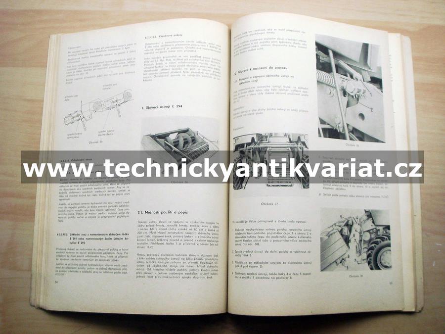 Sklízecí řezačka E280 - návod k obsluze