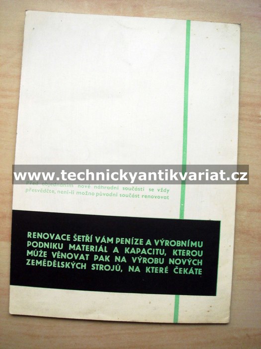 Rozmetadlo chlévské mrvy RaA-2b - návod k obsluze, seznam součástí