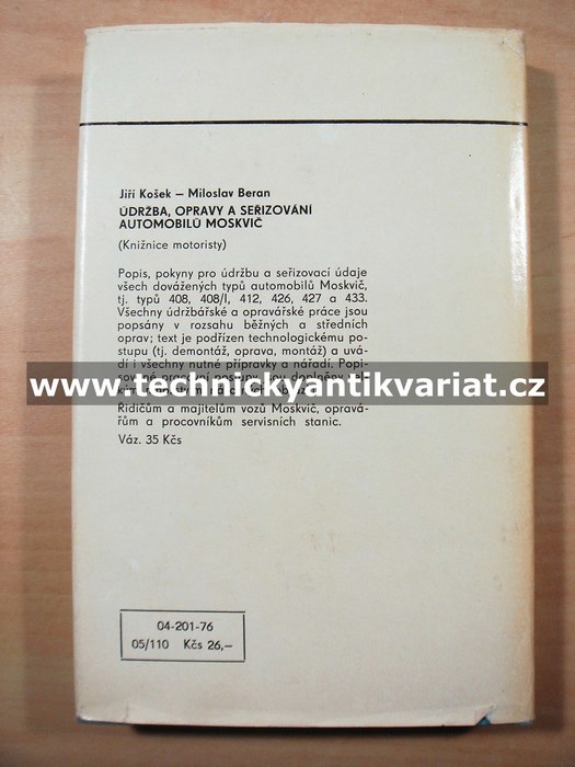 Lada 1200, 1300, 1500, 1600, NIVA - údržba a opravy