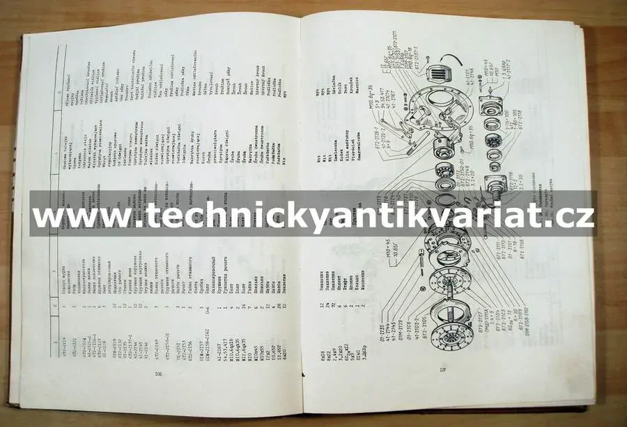 DT 75MB - katalog součástí a montážních jednotek