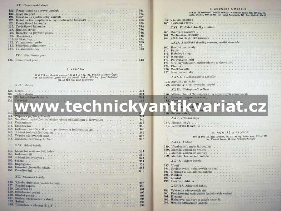 Kabely a vodiče - kolektiv autorů