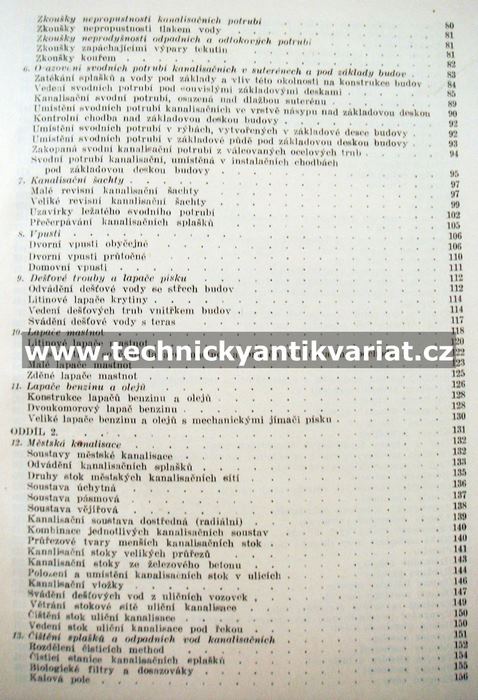 Domovní kanalisace - Antonín Skrbek (1951)
