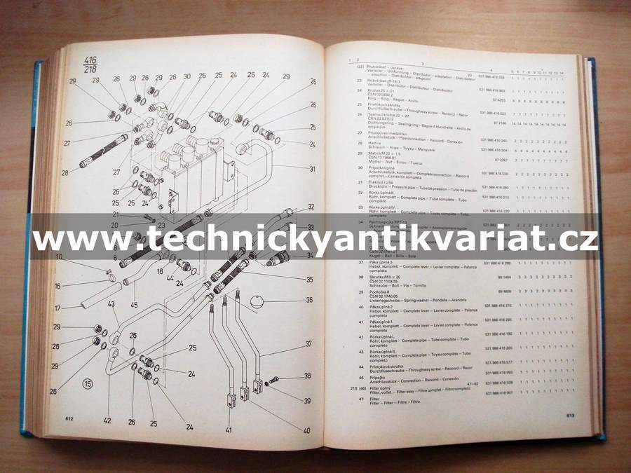 Zetor 8111 8145 9111 9145 10111 10145 12111 12145 14145 16145 - katalog náhradných dielov