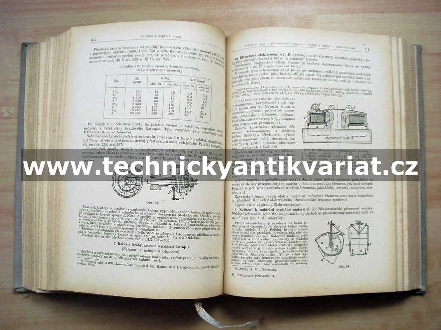 Inženýrská příručka pro stavbu strojů II. - Dubbel (1961)