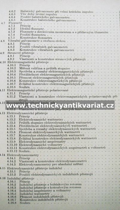 Elektrické měřící přístroje - Trnka, Dufek (1958)