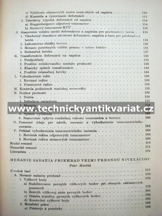 Nové metody meranie na priehradách - Bolf, Čermák, Mejzlík, Marčát, Ťavoda (1959)