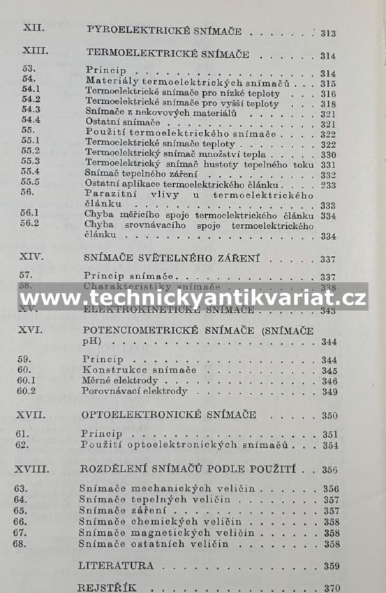 Snímače neelektrických veličin - Zehnula (1983)