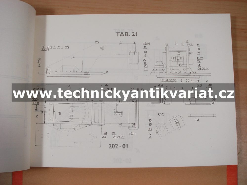 AD 20 - katalog náhradních dílů (1979)