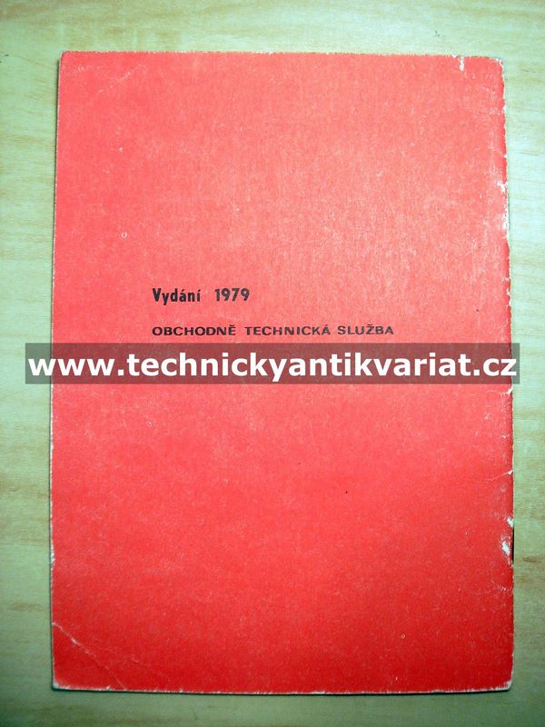 NV29.22.20 Valníkový návěs - katalog dílů (1979)