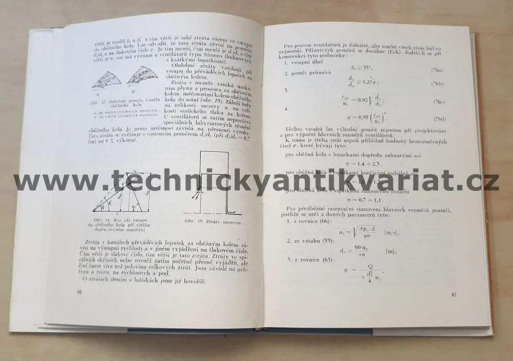 Kotelní ventilátory - Černý, Obr, Vlach (1957)