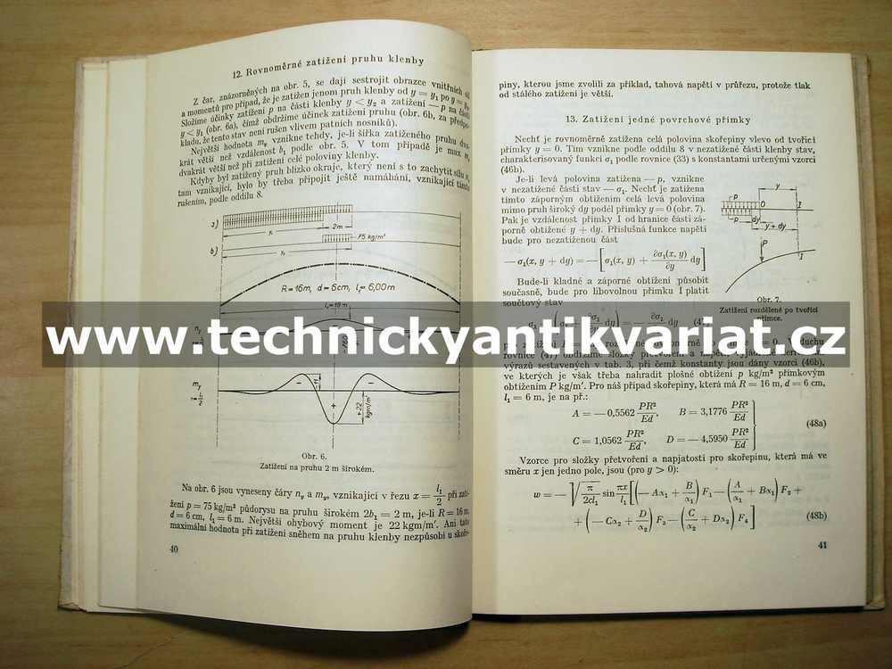 Betonové střechy s krátkými skořepinami - Konrád Hruban (1952)