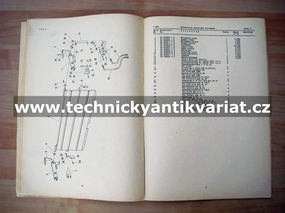 Fortschritt HTS 90.04/T088 - Ersatzteil katalog (1977)