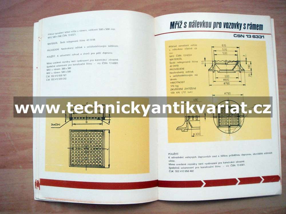 Kanalizační litina 306 Technomat (1983)