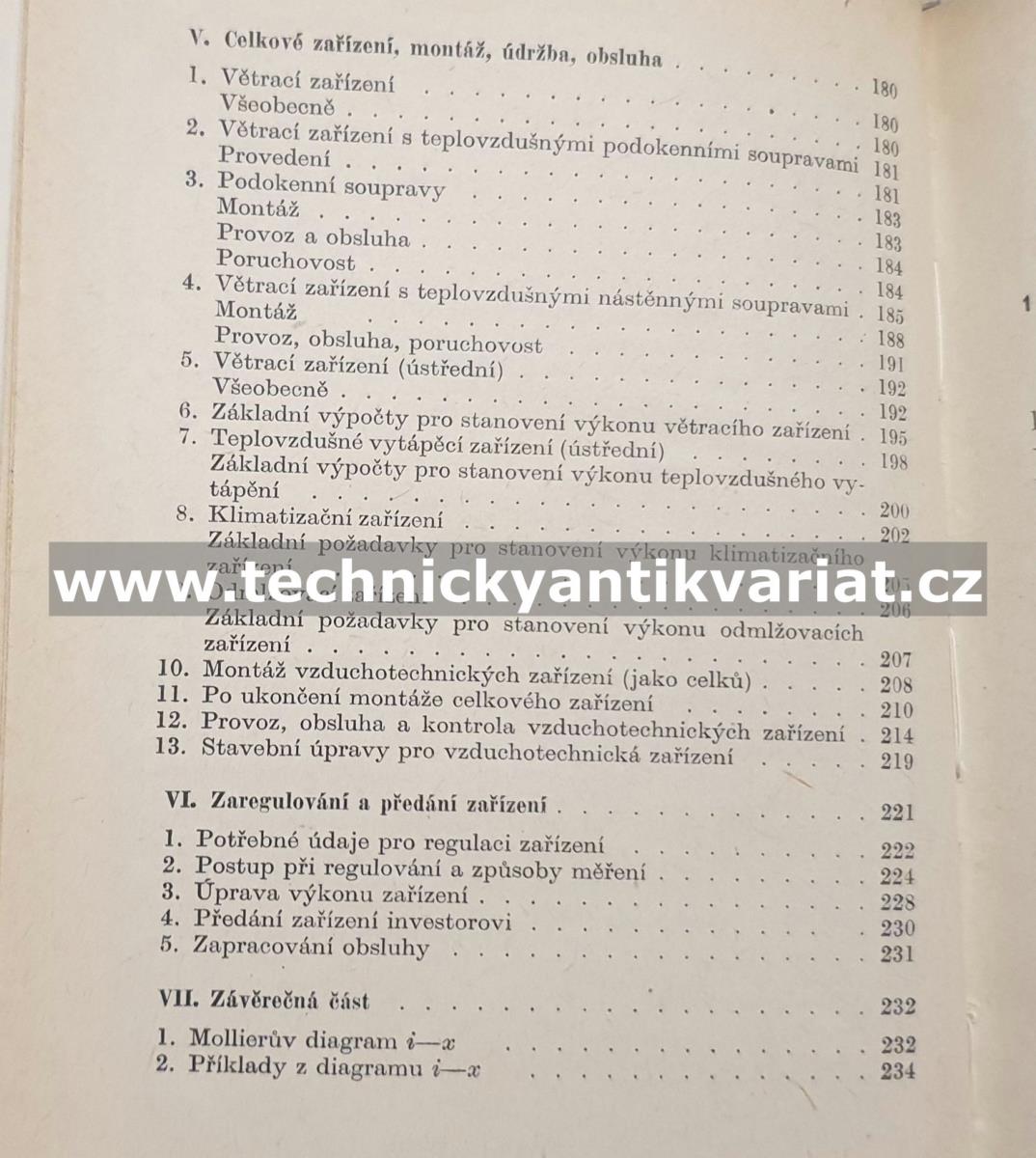 Montáž, provoz a údržba vzduchotechnických zařízení - Paleček (1961)