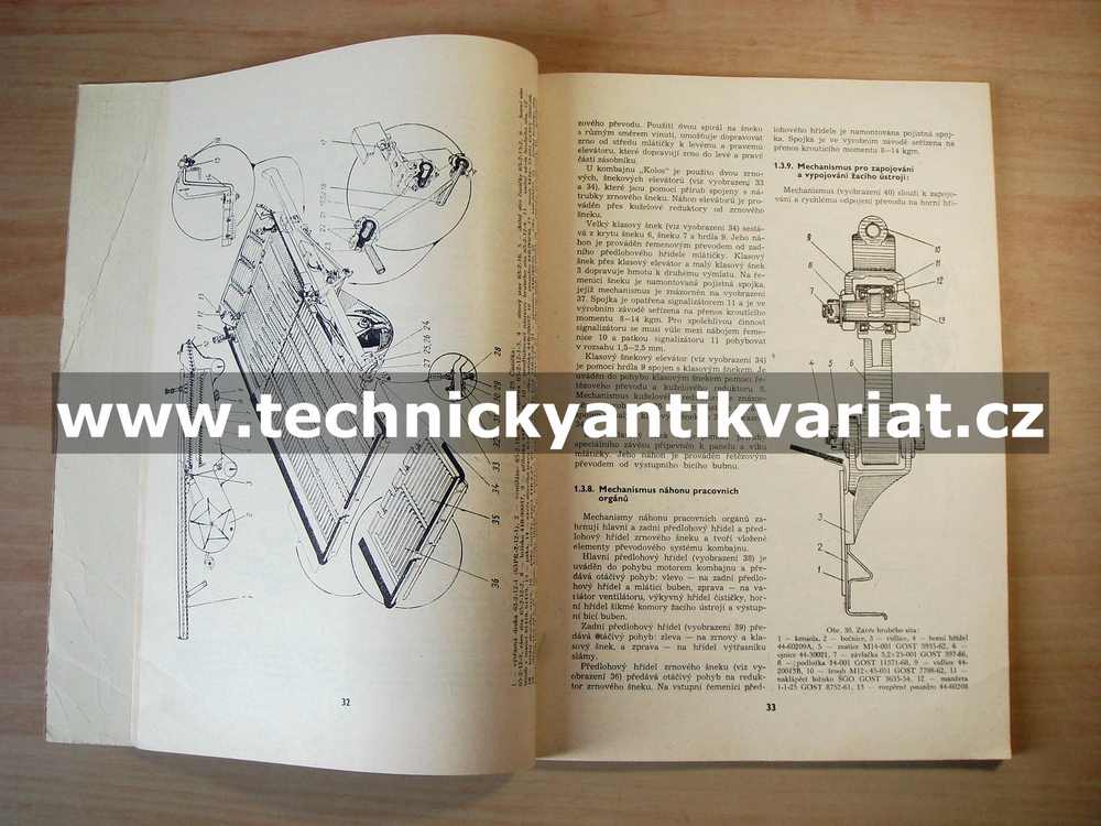 Kolos samochodný kombajn SK 6 - návod k použití (1972)