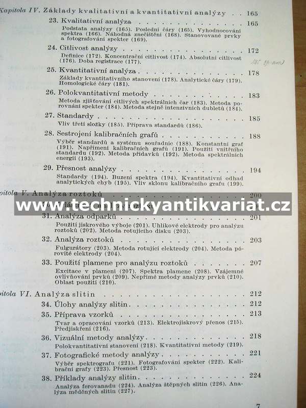 Spektrální analýza - Zajděl (1970)