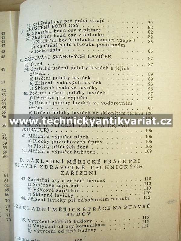 Základní měřické práce na stavbách - Kolář, Soušek (1958)