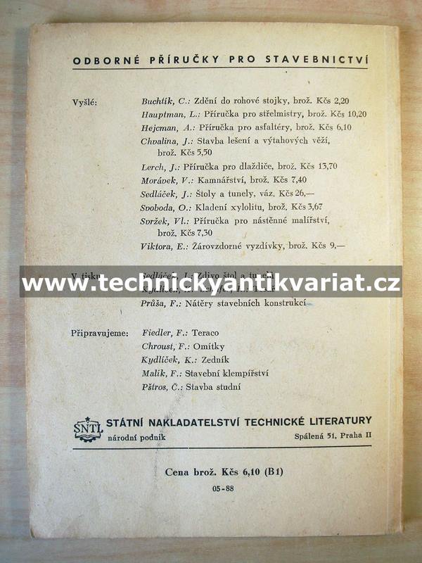 Příručka pro asfaltéry - Antonín Hejcman (1955)