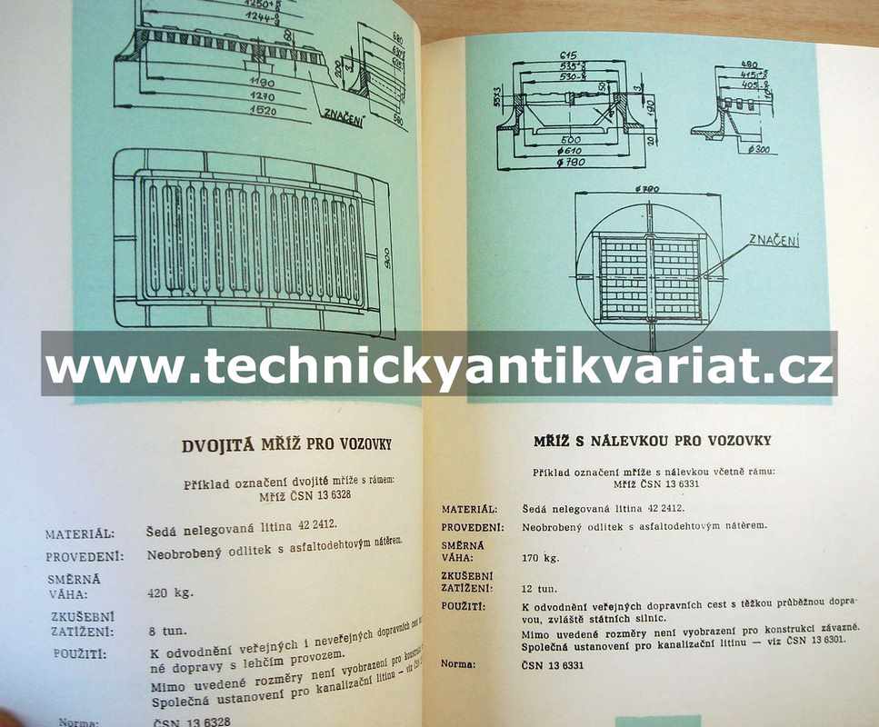 Kanalizační litina 1104C - Technomat