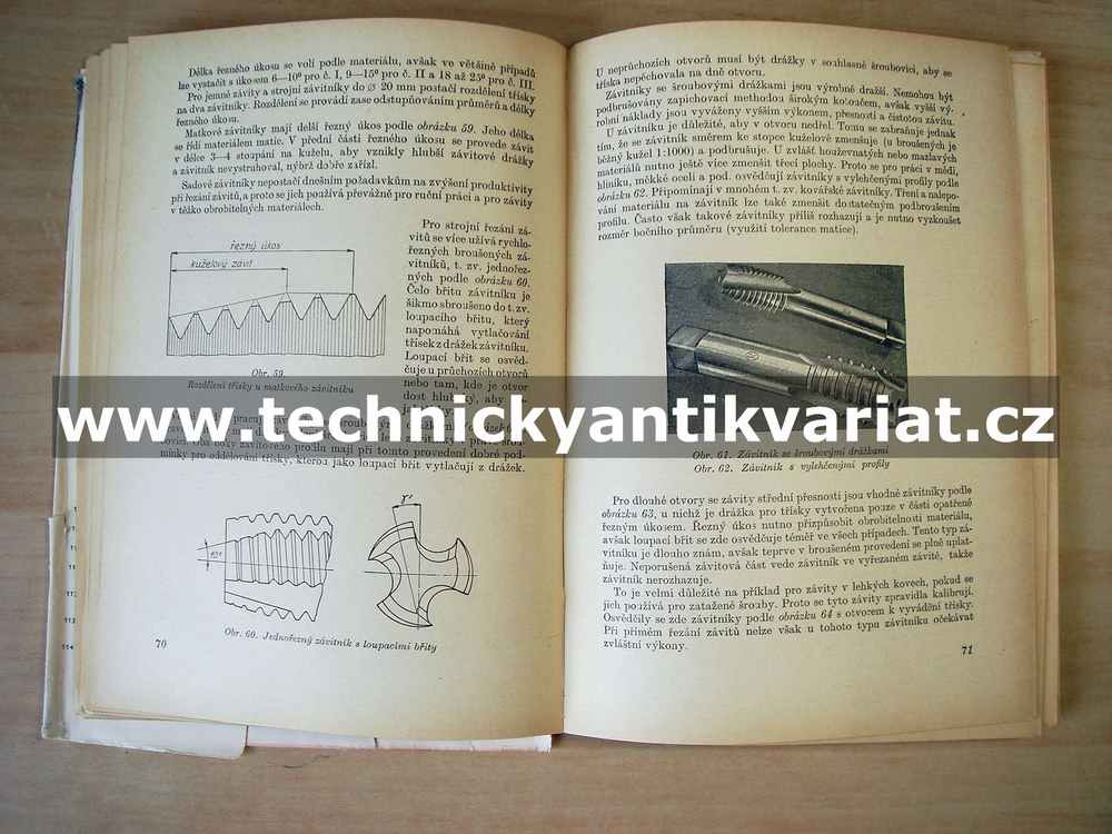 Závity a šrouby - Antonín Václavovič (1951)