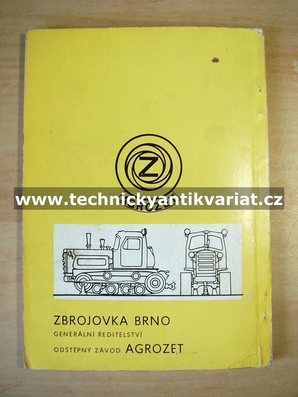 Traktor DT 75M - návod k obsluze