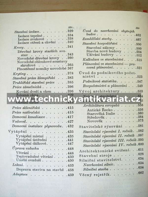 Přehled stavitelství (1950)