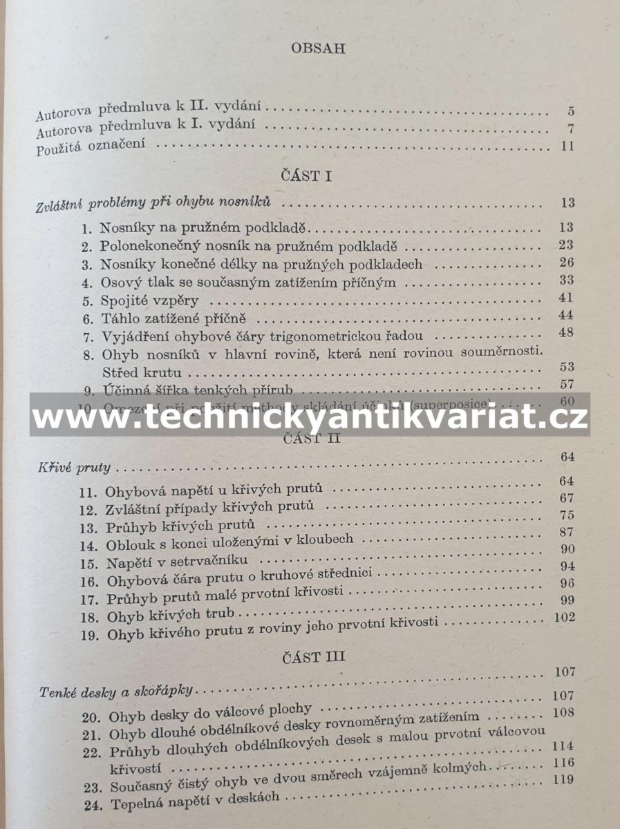 Pružnost a pevnost - Štěpán Timošenko (1951)