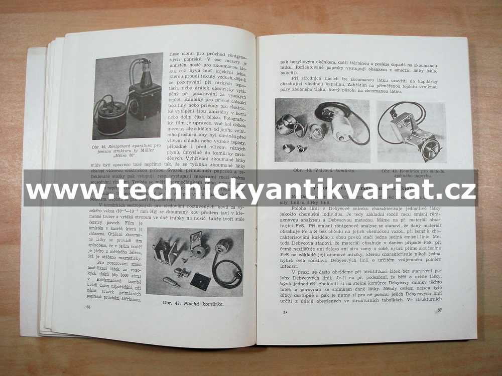 Zkoušení jemné struktury materiálu rentgenovými paprsky - Adéla Kochanovská (1943)