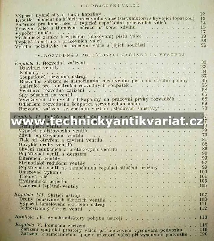 Hydraulické zařízení v letadlech I.,II. - Bašta (1957)