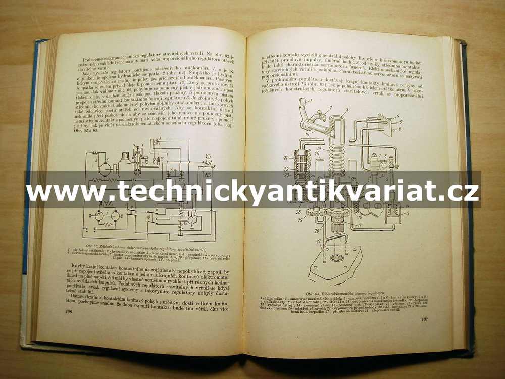Automatické řízení letadlových motorů - V.A. Bodner (1954)