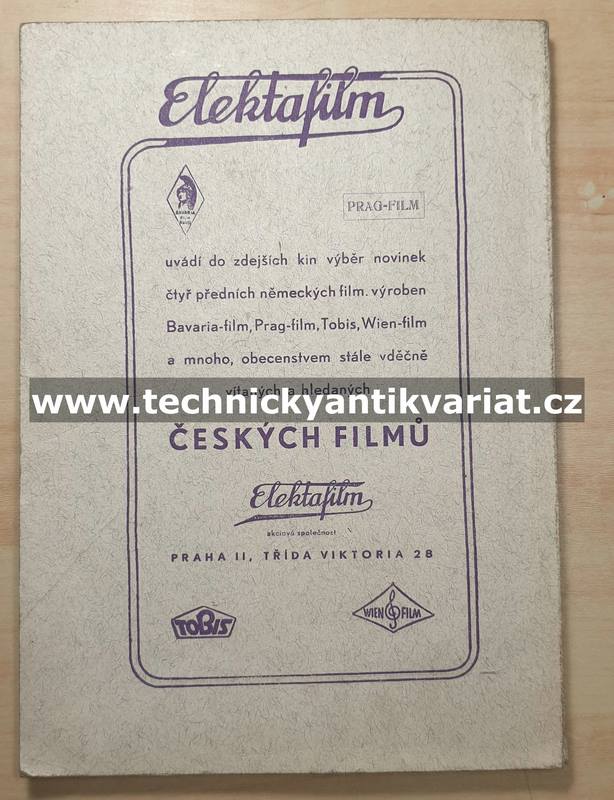 Elektrotechnika pro promítače - Holub, Strnad (1945)