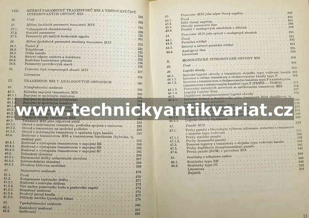 Polovodičové součástky typu MIS - Marciniak (1979)