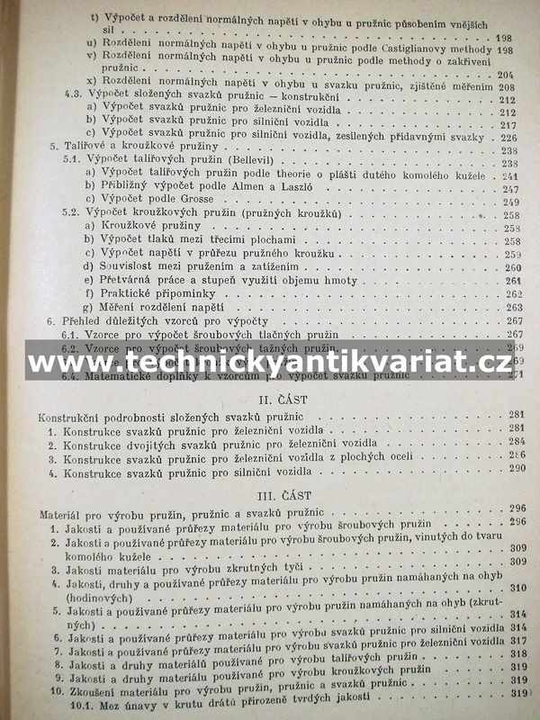Pružiny a svazky pružnic - Václav Blažek (1953)