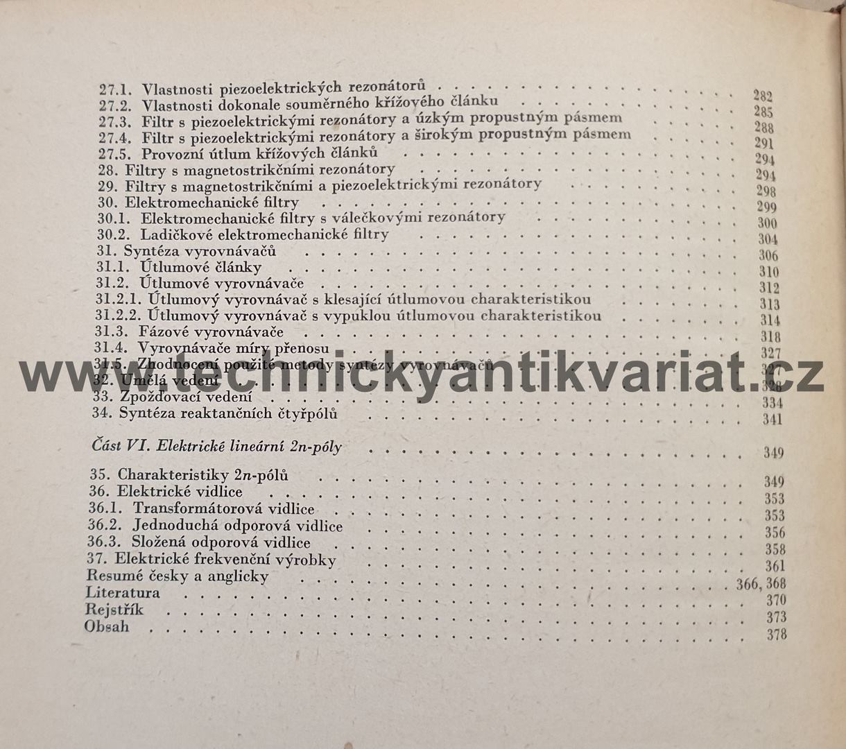 Elektrické lineární obvody - Kvasil (1967)