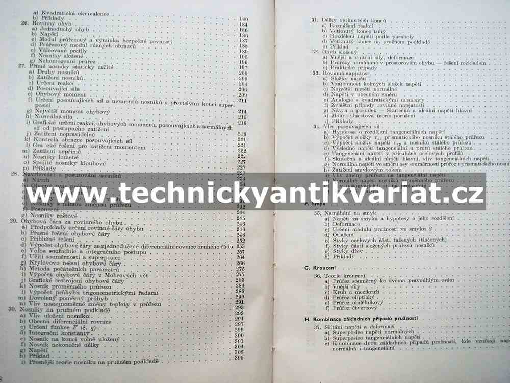Nauka o pružnosti a pevnosti I. Technická pružnost - Jan Ducháček (1957)
