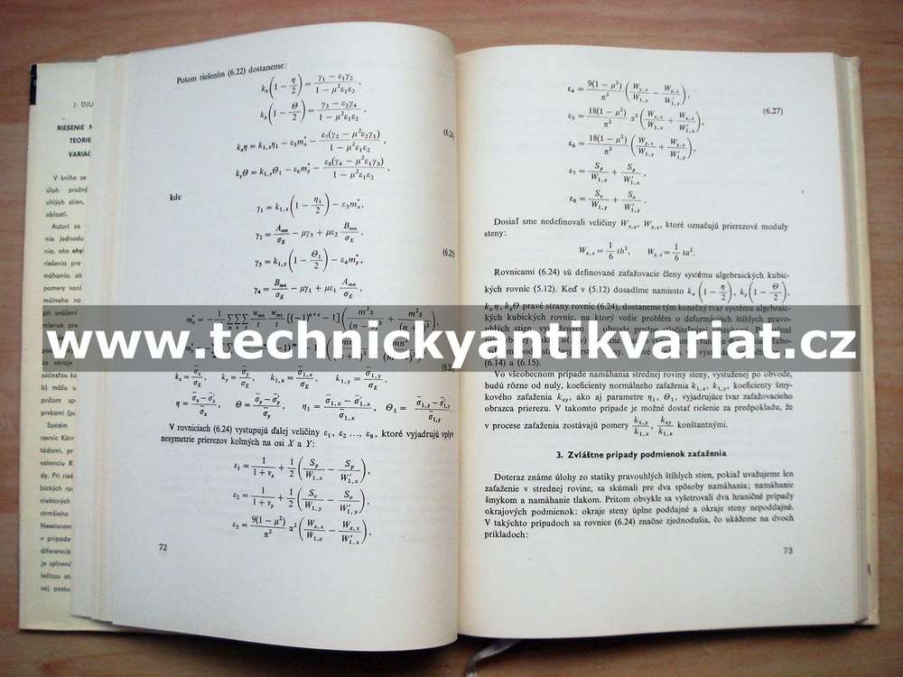 Reišenie nelineárnych úloh teorie štíhlých stien - Djubek, Kodnár (1965)
