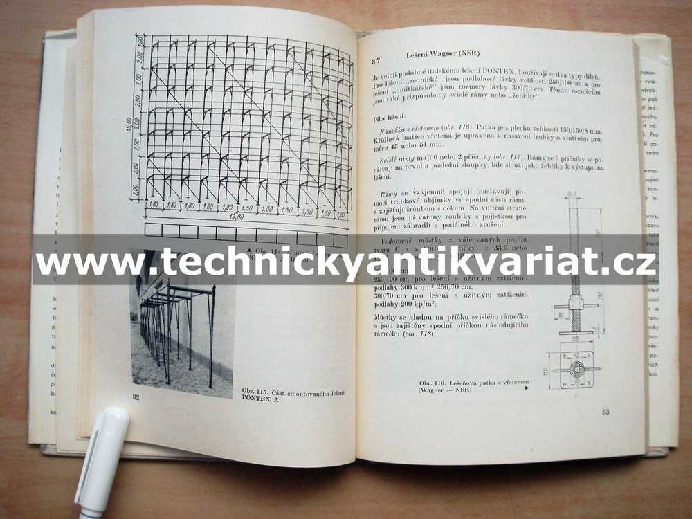 Moderní konstrukce lešení, montážních plošin a zavěšených lávek - Koubek (1975)