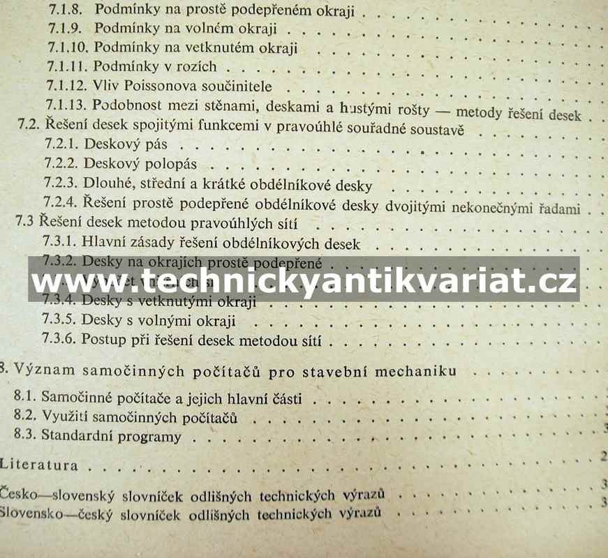 Stavební mechanika II A - Drahoňovský, Harvančík (1967)